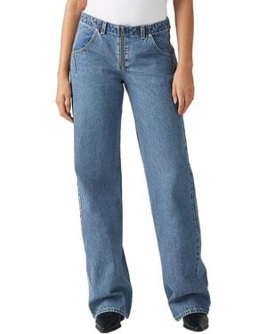 Levi's Low Loose Styled Zipper Straight Jean - Blue