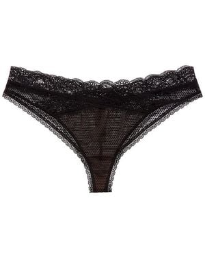 Passionata Bklyn Lace Tanga - Black