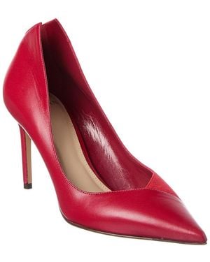 Alexandre Birman Pandora 85 Leather & Suede Pump - Pink