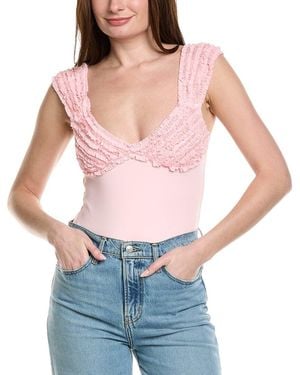 Free People Party Favour Bodysuit - Blue