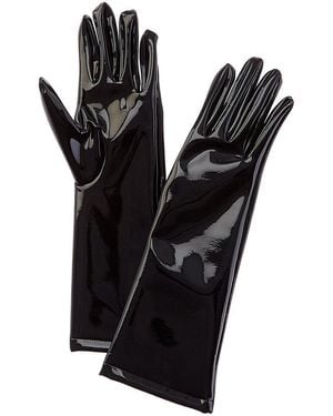 Gianvito Rossi Dnu Pack Mimi Vinyl Gloves - Black