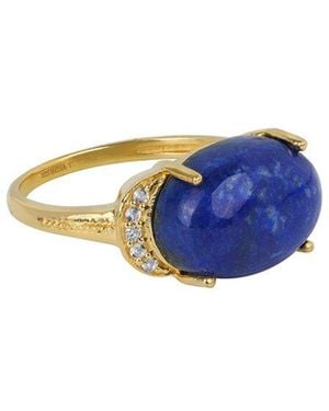 TIRAMISU Over.48 Ct. Tw. Gemstone Ring - Blue