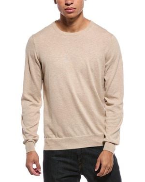Faherty Movement Crewneck Jumper - Natural