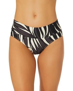 Anne Cole Soft Band Midrise Bottom - Black