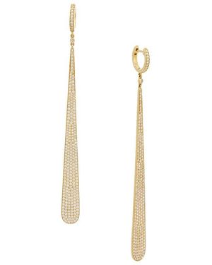 Maitre De Diamant 18K 2.51 Ct. Tw. Diamond Earrings - White