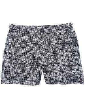 Orlebar Brown Bulldog Printed Swim Short - Grey