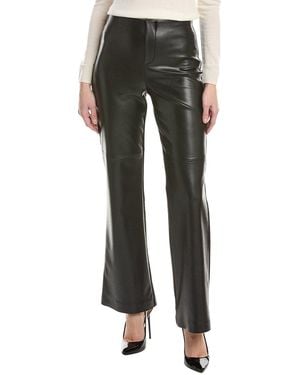 Joseph Ribkoff Vegan-Leather Pant - Grey