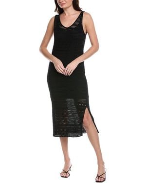 Tommy Bahama Crochet Midi Dress - Black