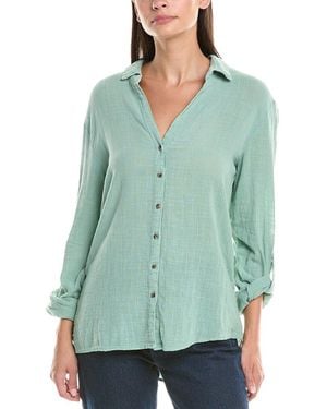 XCVI Wearables Porter Blouse - Green
