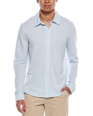 Vince Pique Shirt - Blue
