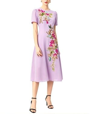 BRC By BURRYCO Short Sleeve Midi Dress - Pink