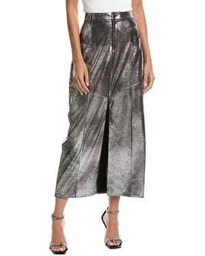 AMUR Jil Midi Skirt - Grey