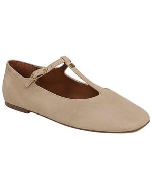 Franco Sarto L-Marylee Suede Mary Jane - White