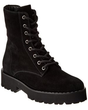 Aquatalia Savina Weatherproof Suede Boot - Black