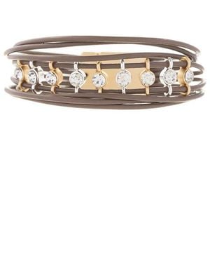 Saachi Crystal Bracelet - White