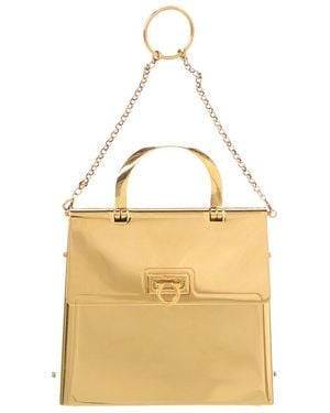 Ferragamo Trifolio Clutch - Metallic