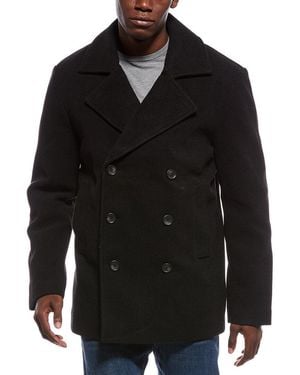 Slate & Stone Dock Padded Peacoat - Black