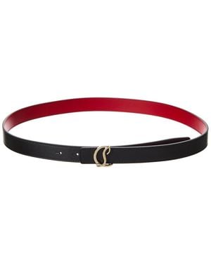 Christian Louboutin Loubi54 Leather Belt - Red