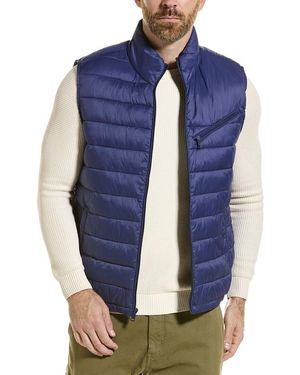 Cole Haan Quilted Vest - Blue