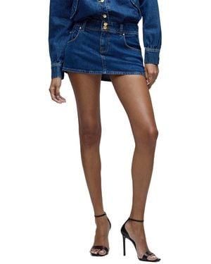 Hudson Jeans The Micreaux Mini Skirt - Blue
