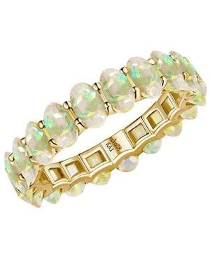 Kai Fine Jewelry 14K 3.50 Ct. Tw. Opal Eternity Ring - Metallic
