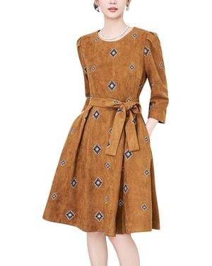 WLZD Mini Dress - Brown