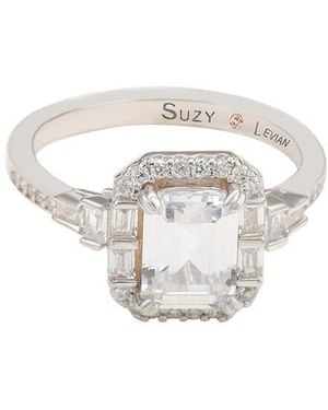 Suzy Levian CZ Jewelry Suzy Levian Cz Ring - White
