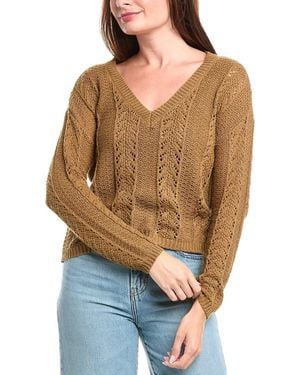 Saltwater Luxe Pointelle Jumper - Blue