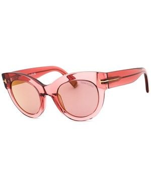 Tom Ford Ft106372Z 51Mm Sunglasses - Pink