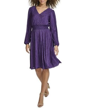 Kensie Midi Dress - Purple