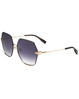 Trussardi Str452Fl 04Bs 62Mm Sunglasses - Blue