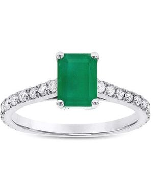 LEVARON 1.16 Ct. Tw. Diamond & Ruby Ring - Green