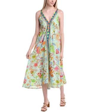 Johnny Was Petite Eva Dress - Green
