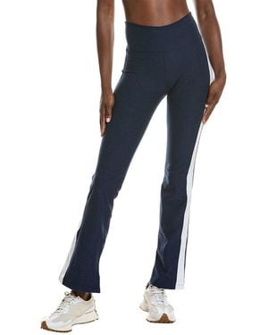 Beyond Yoga 30In Spacedye Gemini Colorblock Side Slit Pant - Blue