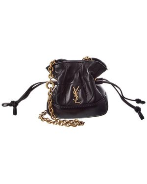 Saint Laurent Jamie Chain Leather Belt Bag - Black