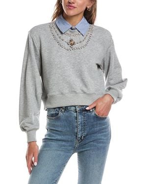 Cinq À Sept Lavina Pullover - Gray