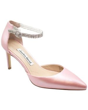 Charles David Acker Leather Pump - Pink