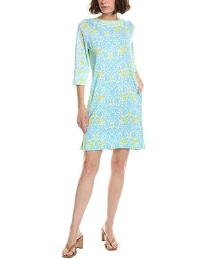 Gretchen Scott Jersey Bateau Breeze East India Dress - Blue