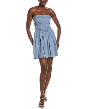 Azeeza Anya Mini Dress - Blue