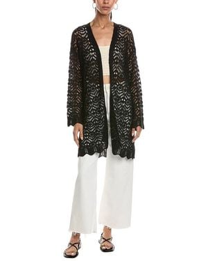 Saltwater Luxe Open Front Jumper - Black