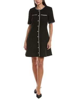 Cece Tweed Mini Dress - Black