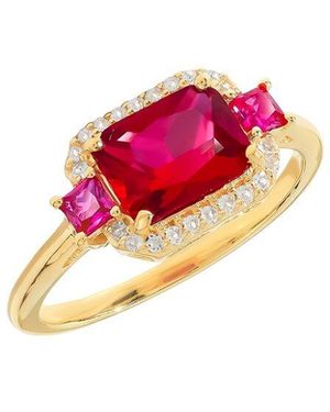 TIRAMISU 14K Over 1.85 Ct. Tw. Gemstone Solitaire Ring - Pink