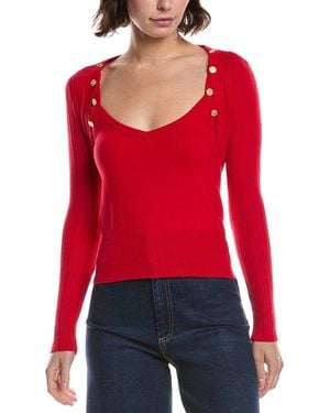 L'Agence 2Pc Nara Tank & Shrug Set - Red