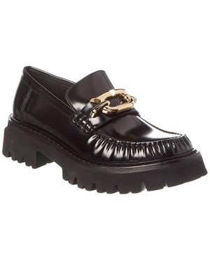Ferragamo Ingrid Leather Loafer - Black