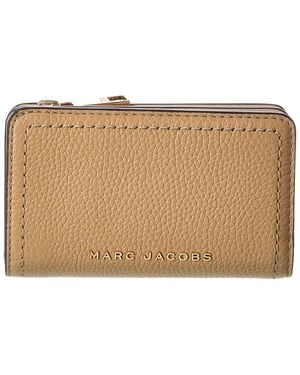 Marc Jacobs Leather Compact Wallet - Brown