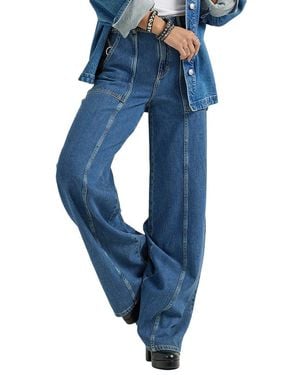 Lee Jeans Concentrated Blue High Rise Slouch Jean