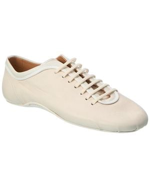 Dries Van Noten Panelled Leather Trainer - White