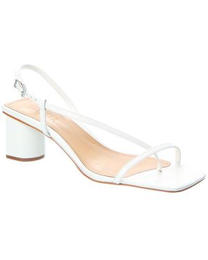 SCHUTZ SHOES Heloise Leather Sandal - White