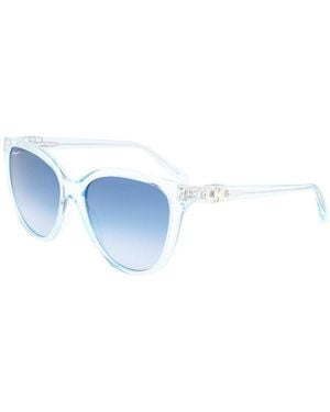 Ferragamo Gancini 56Mm Sunglasses - Blue