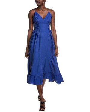 FARM Rio Midi Dress - Blue